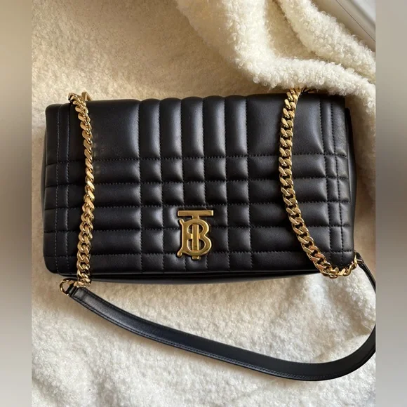 😍100% Authentic Burberry Lola Medium Quilted Leather Shoulder Bag😍 - Picture 9 of 12